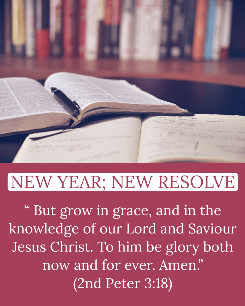 NEW YEAR; NEW&nbsp;RESOLVE